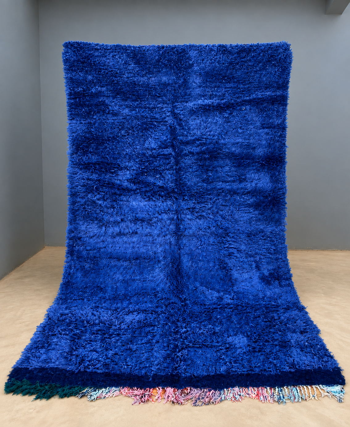 Handgemaakt Berber tapijt – Majorelle Blue
