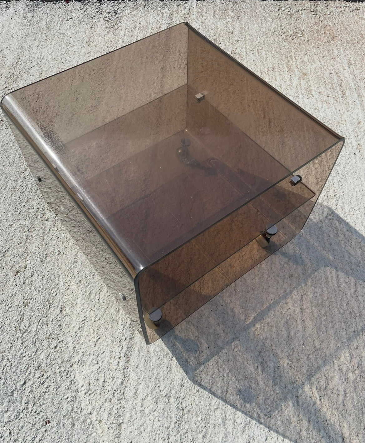 Vintage Smoked Plexi Trolley – 70s