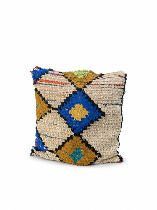 Handgemaakt Berber kussen – 43x43