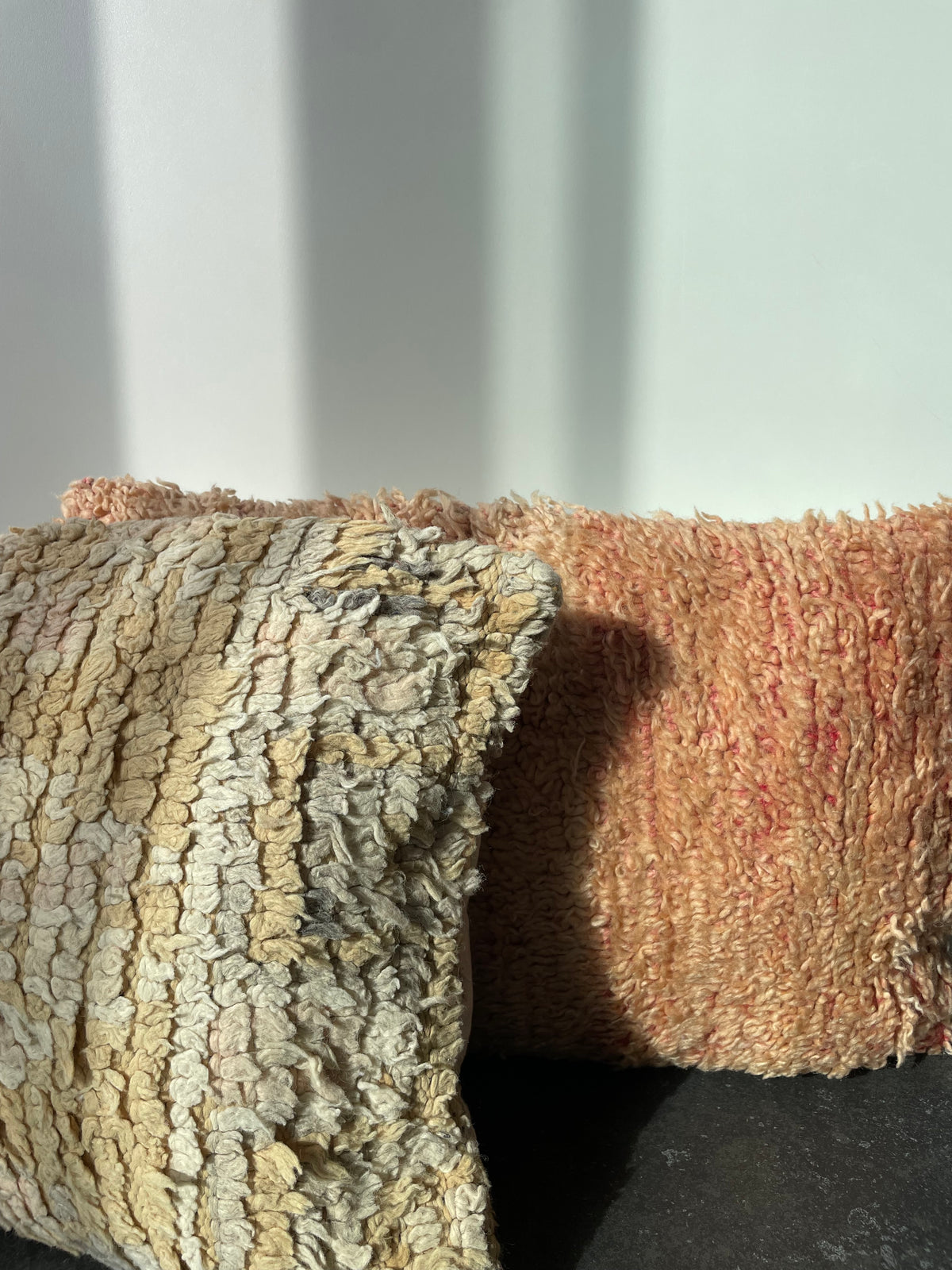 Uniek vintage Berber kussen in naturel - 40x60