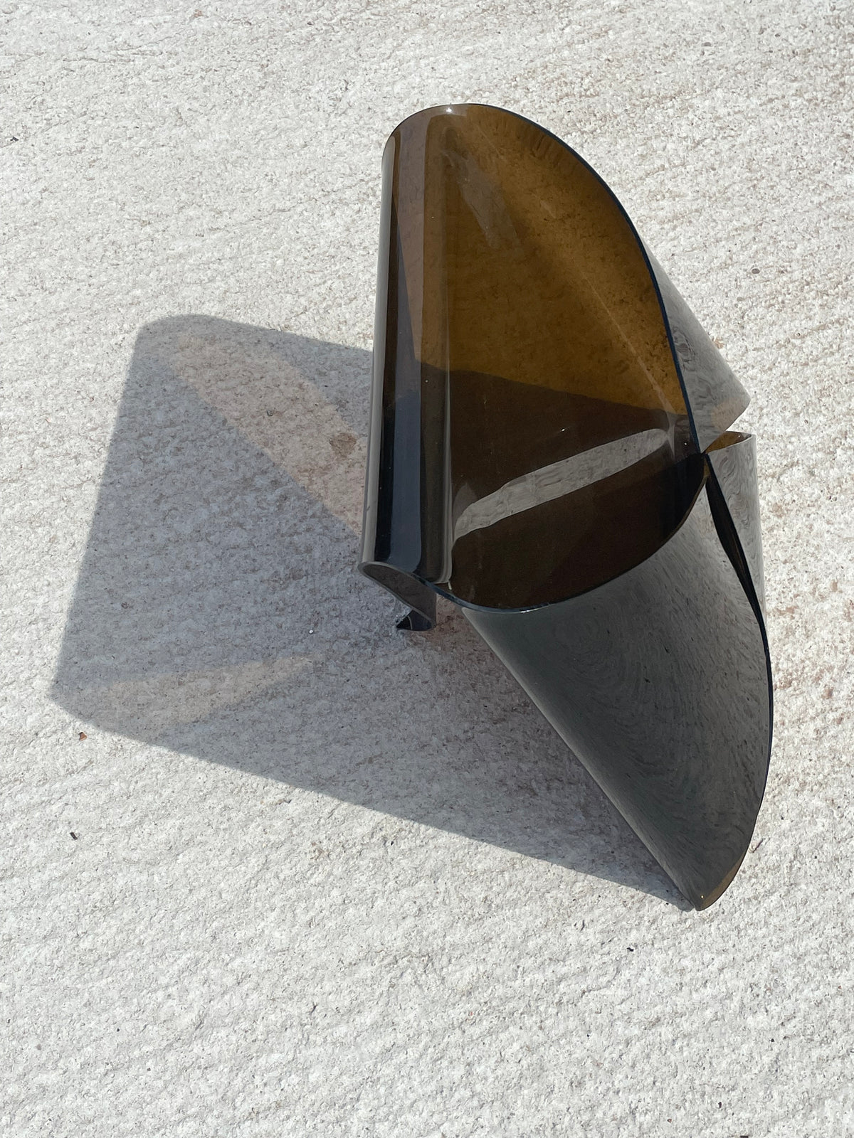 Michel Dumas voor Roche Bobois – vintage plexiglazen tijdschriftenhouder, jaren 70