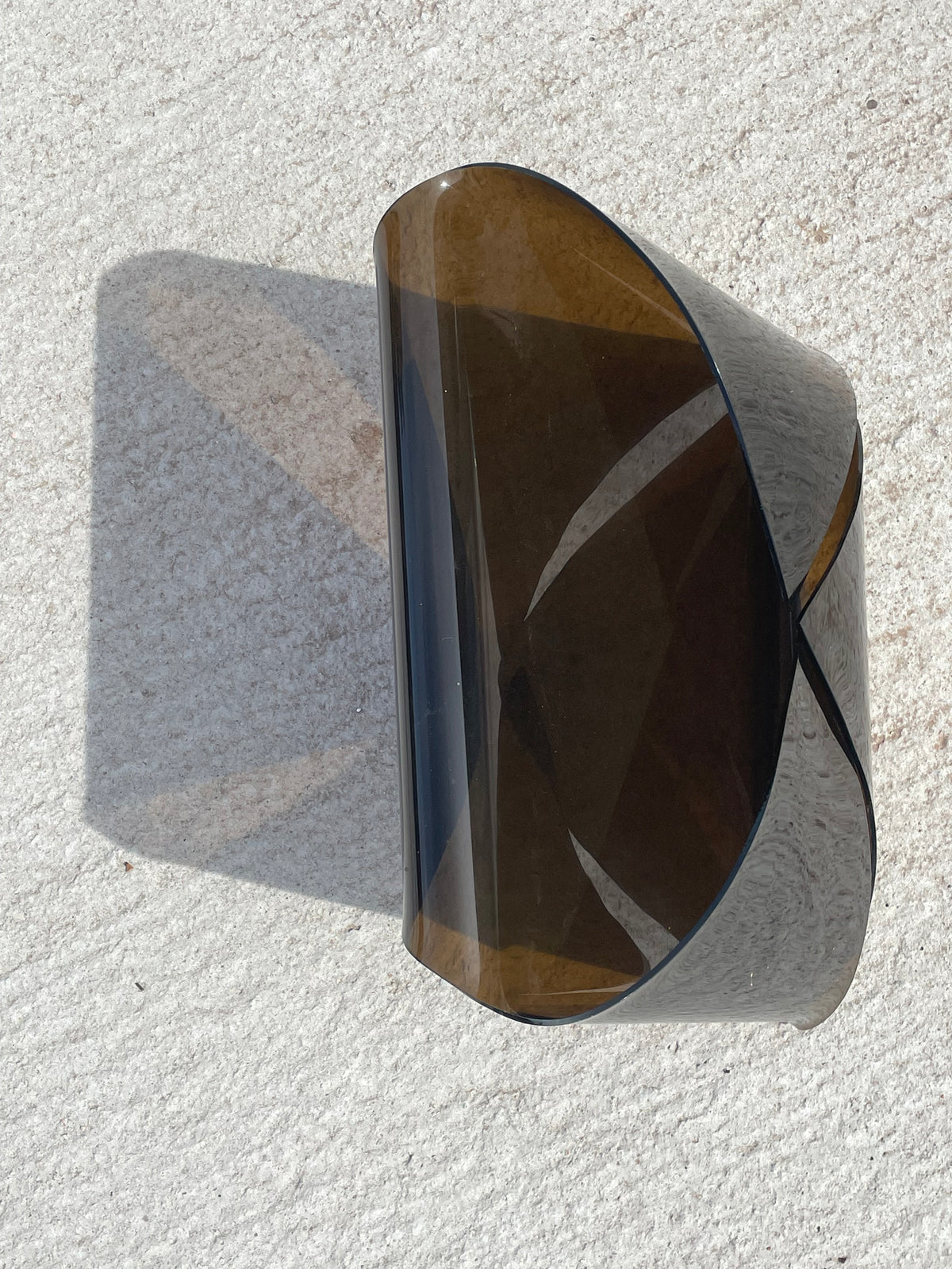 Michel Dumas voor Roche Bobois – vintage plexiglazen tijdschriftenhouder, jaren 70