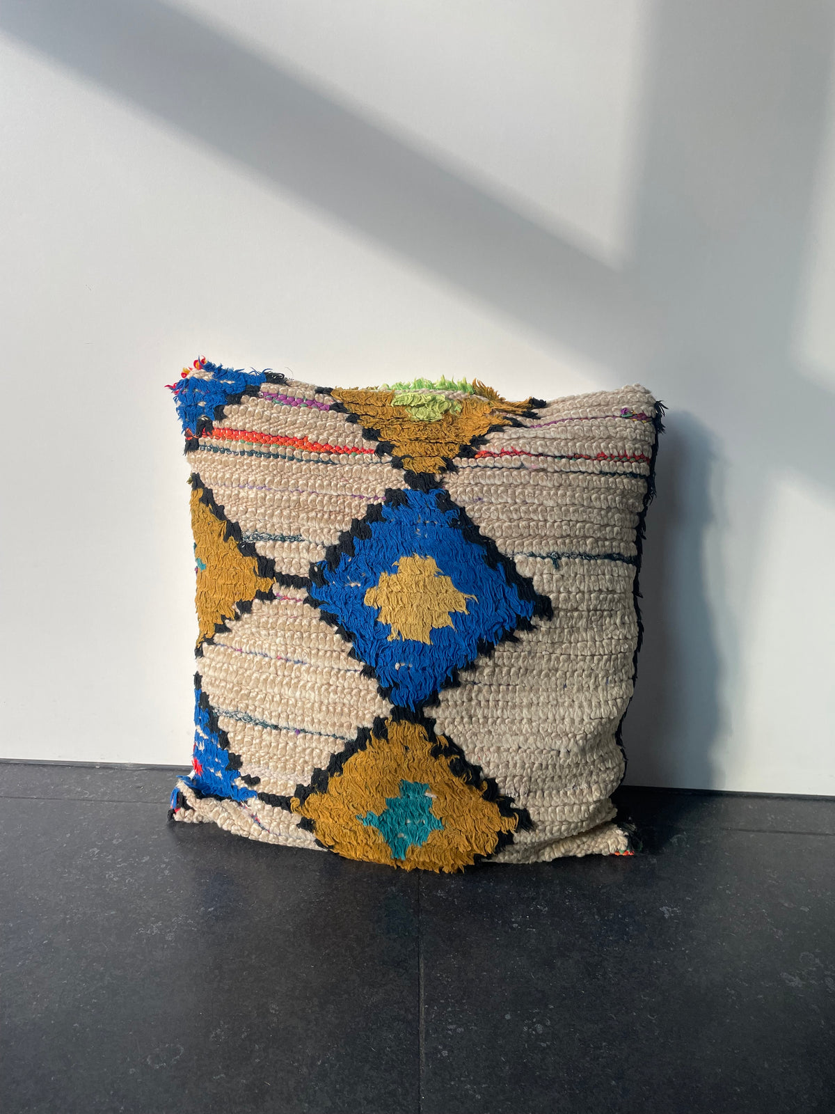 Handgemaakt Berber kussen – 43x43