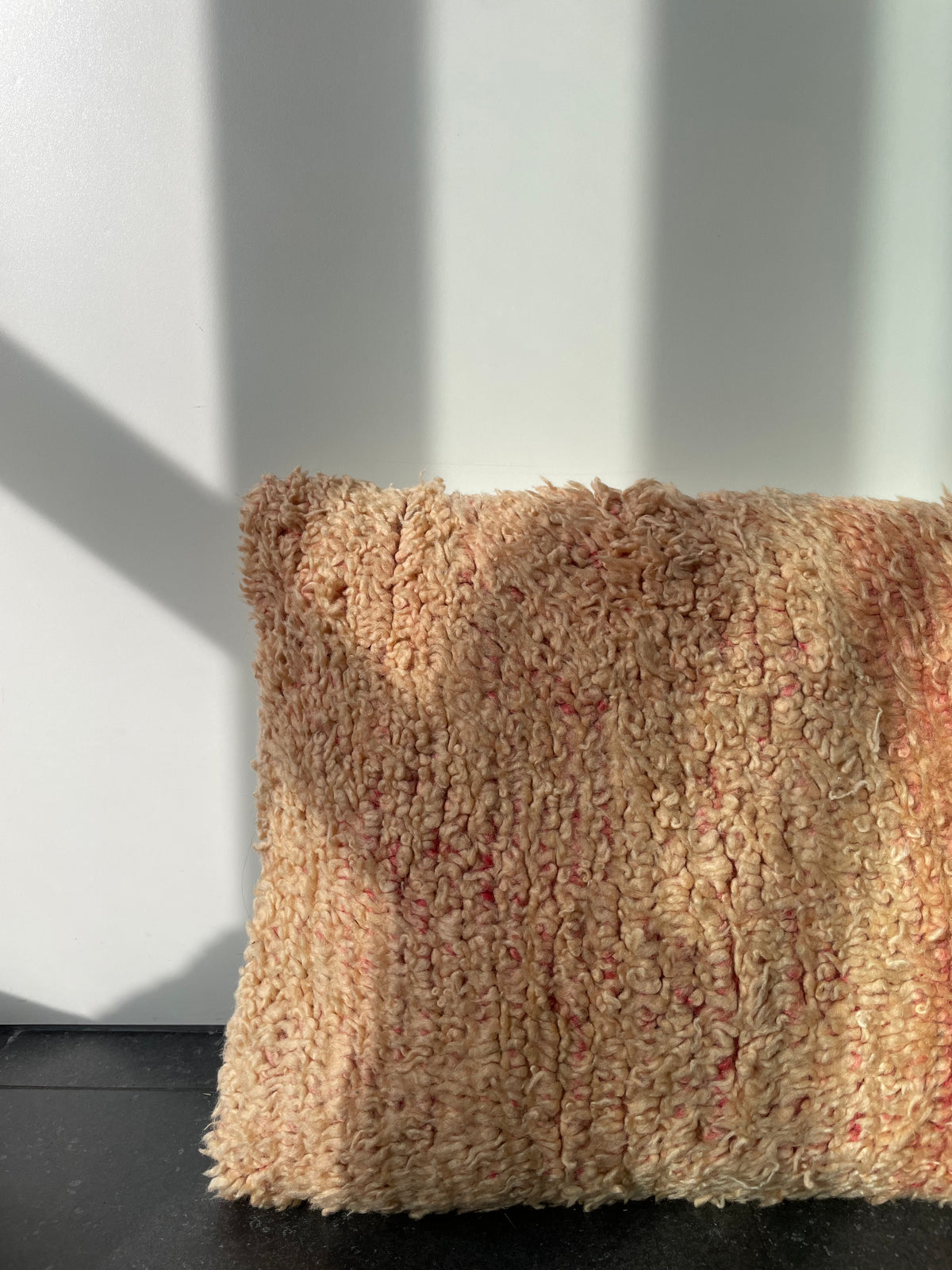 Uniek vintage Berber kussen in naturel - 40x60