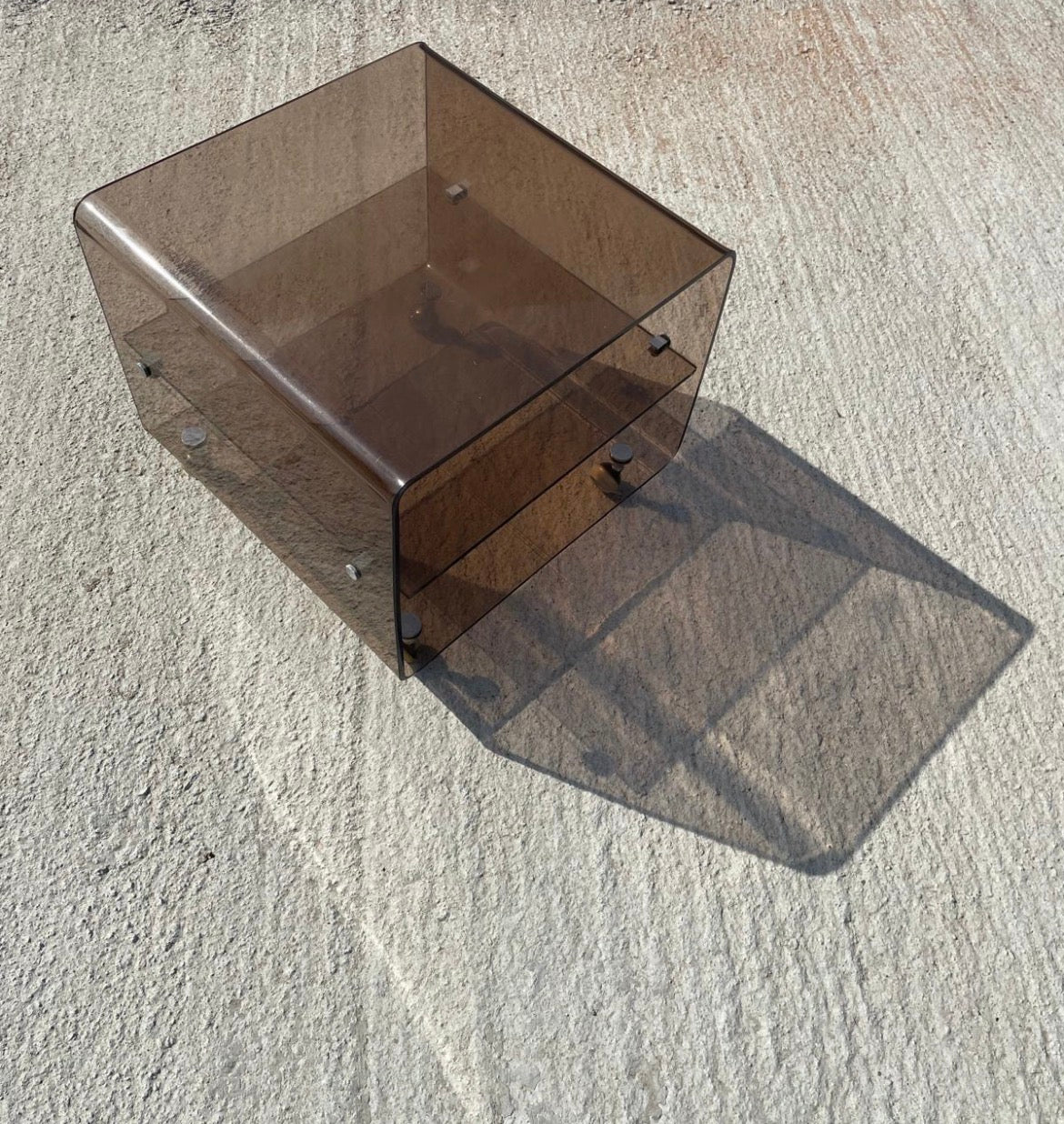 Vintage Smoked Plexi Trolley – 70s